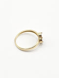 14K Gold Ring - Red Clover