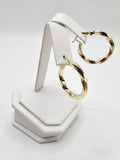 14K Gold Earrings - Huggie Hoops