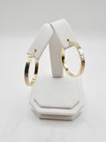 14K Gold Earrings - Huggie Hoops