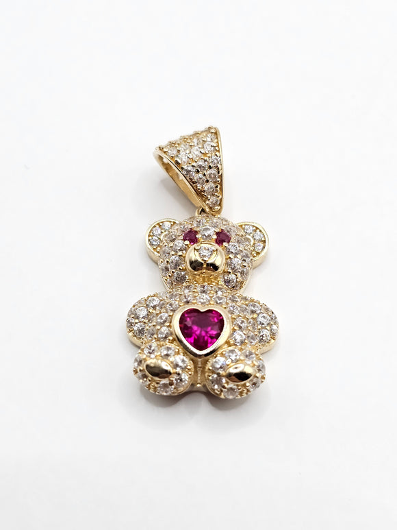 14k Gold Pendant - Bear