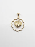 14k Gold Pendant - Heart