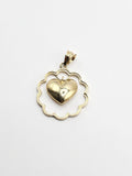 14k Gold Pendant - Heart