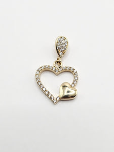 14k Gold Pendant - Heart