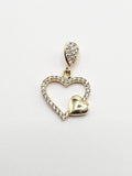 14k Gold Pendant - Heart