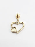 14k Gold Pendant - Heart