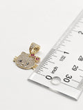 14k Gold Pendant - Hello Kitty