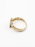 14K Gold Ring - Initial Letter "K"