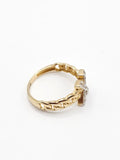 14K Gold Ring - Initial Letter "X"