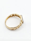 14K Gold Ring - Initial Letter "T"