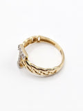 14K Gold Ring - Initial Letter "T"