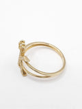 14K Gold Ring - Initial Letter w/Crown "K"