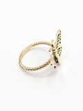 14K Gold Ring - Butterfly