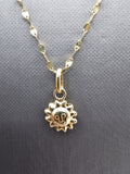 *SPECIAL SET* 14k Gold Chain w/pendant - Sun