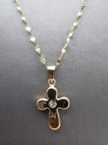 *SPECIAL SET* 14k Gold Chain w/pendant - Cross