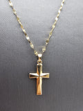 *SPECIAL SET* 14k Gold Chain w/pendant - Cross