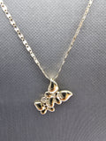 *SPECIAL SET* 14k Gold Chain w/pendant - Butterfly