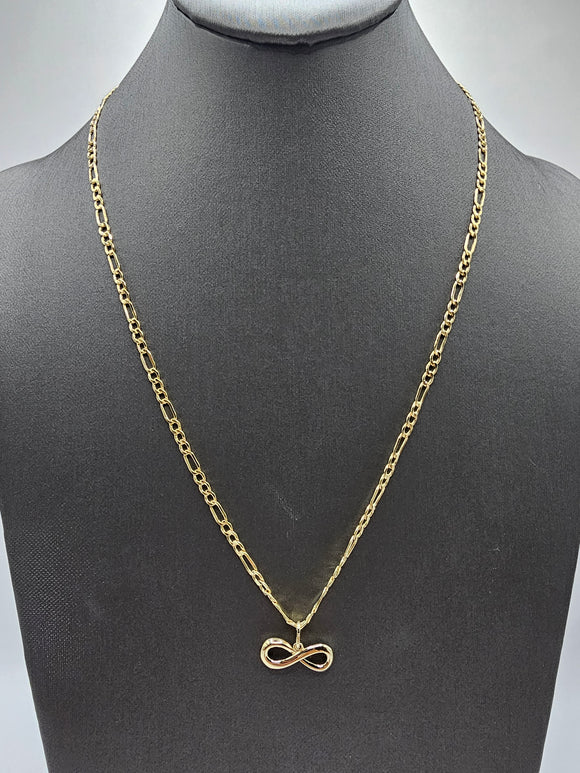 *SPECIAL SET* 14k Gold Chain w/pendant - Infinity