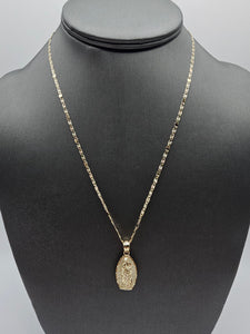 14k Gold Chain w/pendant - Virgin Mary