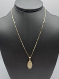 14k Gold Chain w/pendant - Virgin Mary