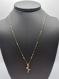 *Special Set* 14k Gold Chain w/pendant - Initial Letter T