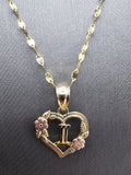 *Special Set* 14k Gold Chain w/pendant - Initial Letter I