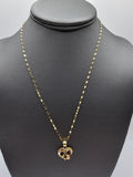 *Special Set* 14k Gold Chain w/pendant - Initial Letter X