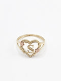 14K Gold Ring - Initial Letter S