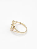 14K Gold Ring - Initial Letter T