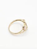 14K Gold Ring - Initial Letter V