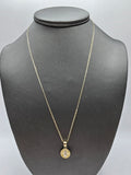 14k Gold Chain w/pendant - San Benito