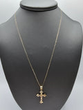 14k Gold Chain w/pendant - Jesus on Cross