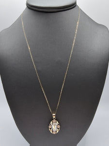 14k Gold Chain w/pendant - Virgin Mary