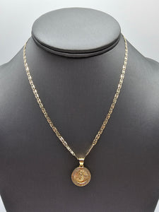 14k Gold Chain w/pendant - Virgin Mary