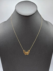 14k Gold Necklace - Butterfly