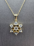 14k Gold Necklace - Snowflake