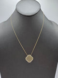 14k Gold Necklace - Clover