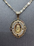 14k Gold Chain w/pendant - Virgin Mary