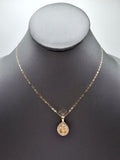 14k Gold Chain w/pendant - Virgin Mary