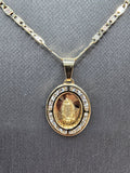 14k Gold Chain w/pendant - Virgin Mary