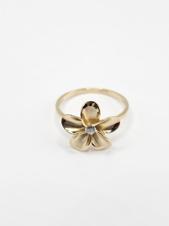 14K Gold Ring - Flower