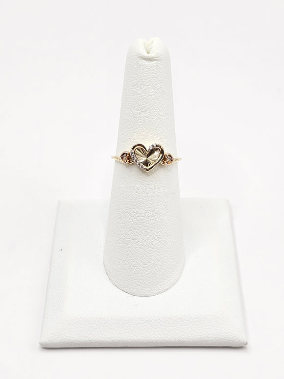 14K Gold Ring - Heart