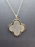 14k Gold Necklace - Clover