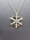 14k Gold Necklace - Snowflake