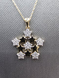 14k Gold Necklace - Snowflake