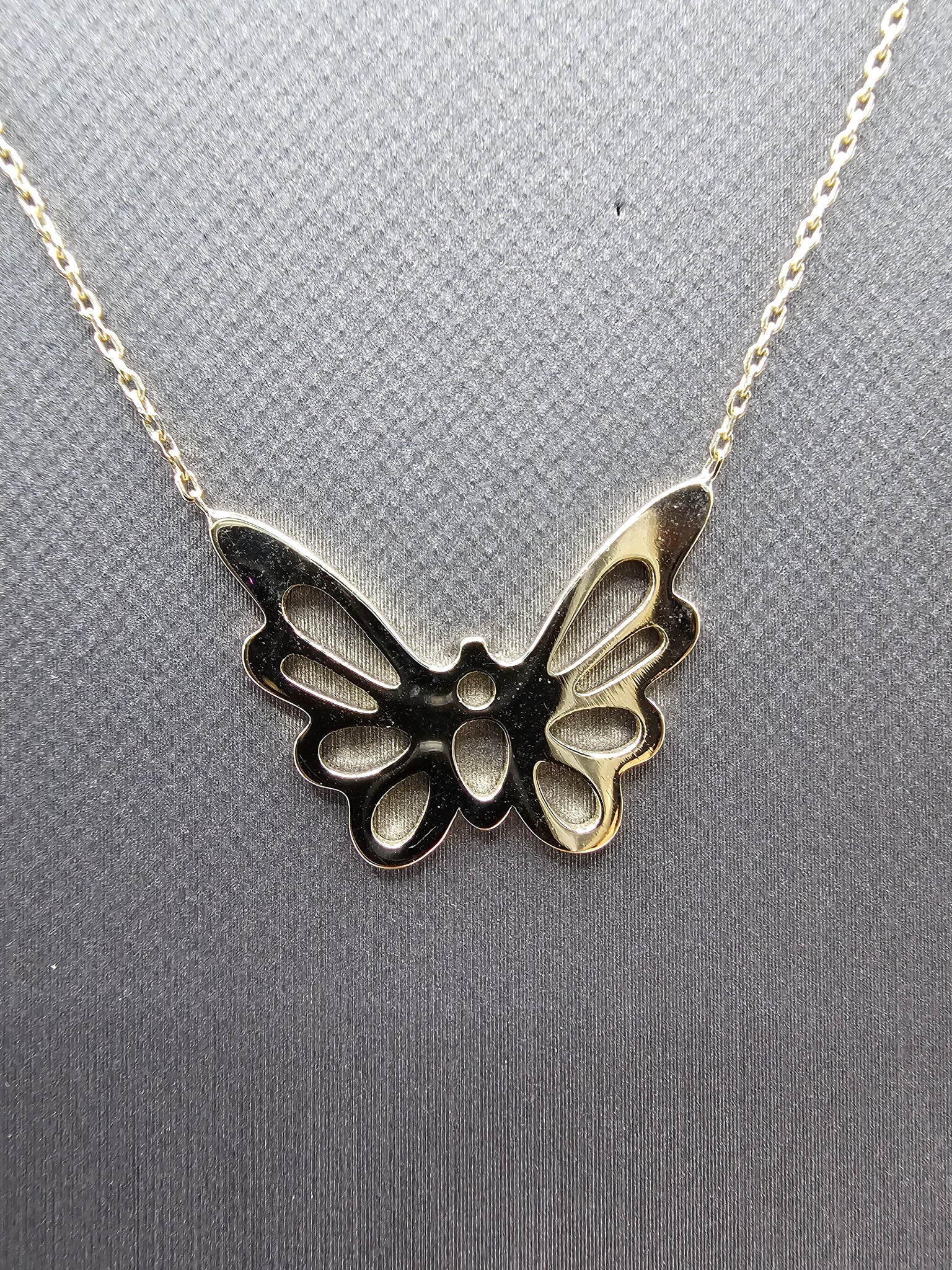 14k Gold Necklace Butterfly Jessyjewelryshop 14k-gold-necklace-butterfly-jessyjewelryshop