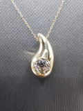 14k Gold Necklace - Teardrop