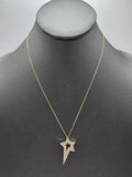 14k Gold Necklace - Shooting Star