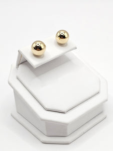 14K Gold Earrings - Ball Stud