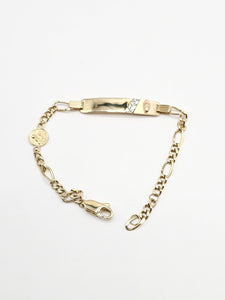 14k Gold Bracelet - Virgin Mary