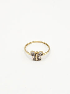 14K Gold Ring - Butterfly